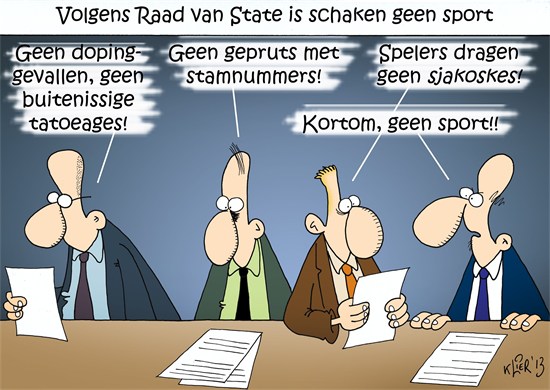 schaken is geen sport